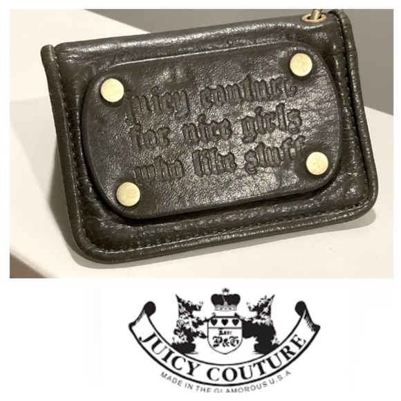 Juicy Couture Handbags - Juicy Couture mini wallet, gray
